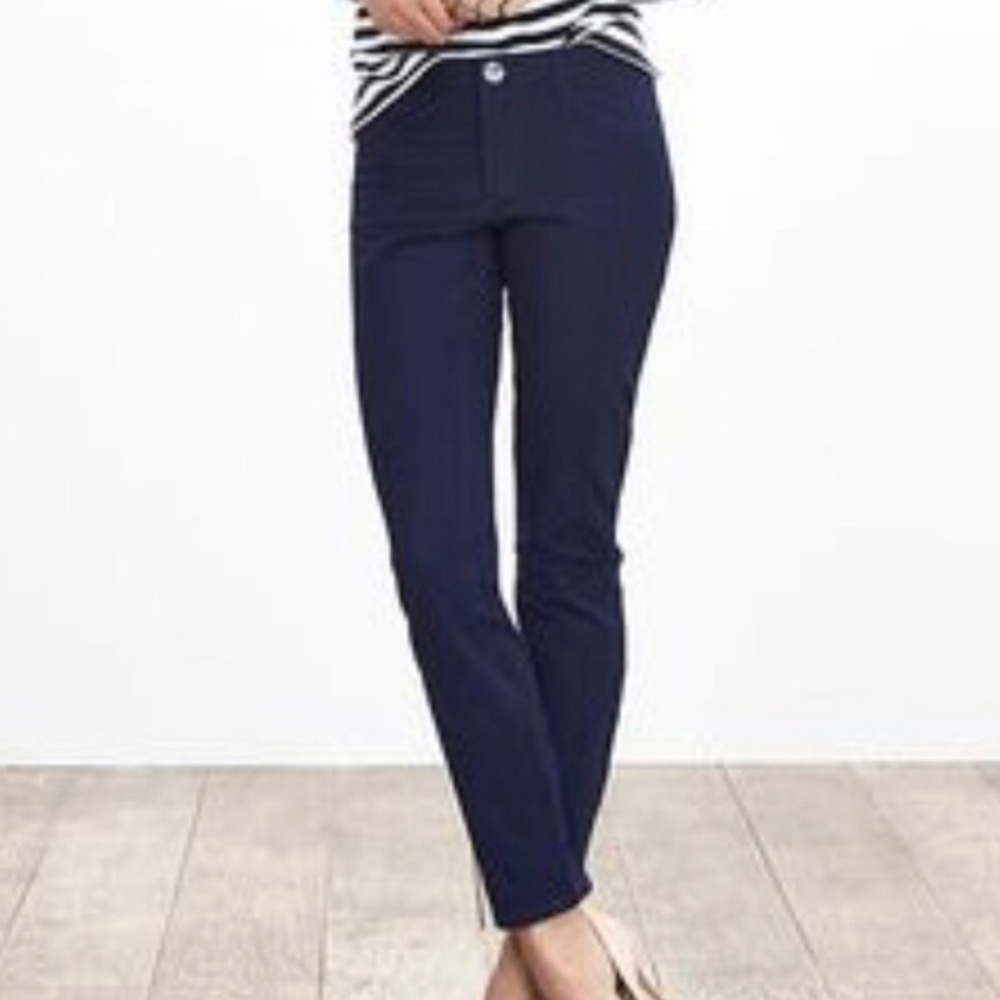 Banana Republic Skinny Pants Navy Blue Size 30